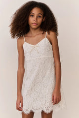 Tween Petaline Lace Mini Dress