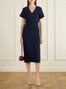 Woven midi dress
