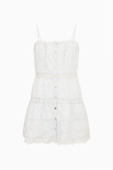 Tween Charlize Mini Dress - OPTIC WHITE