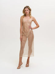 Washed Ashore Midi Slip Dress
