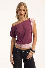 Motel Sobiya Top Deep Purple
