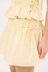 Luck & Trouble Verona Mini Skirt Butter