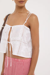 Sndys The Label Asta Top White