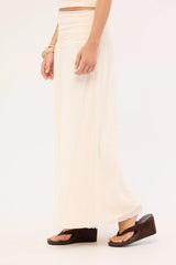 Luck & Trouble Millie Mesh Maxi Skirt Off White