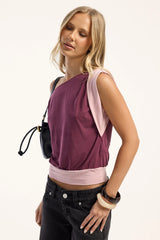Motel Sobiya Top Deep Purple